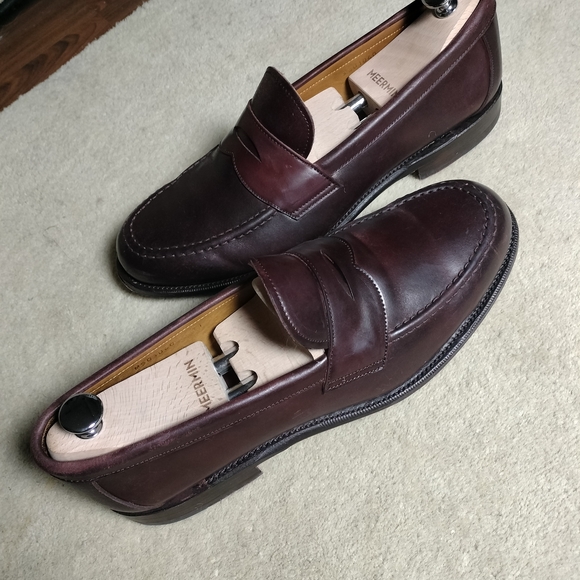 Meermin Burgandy Shell Cordovan 12 - Picture 2 of 12